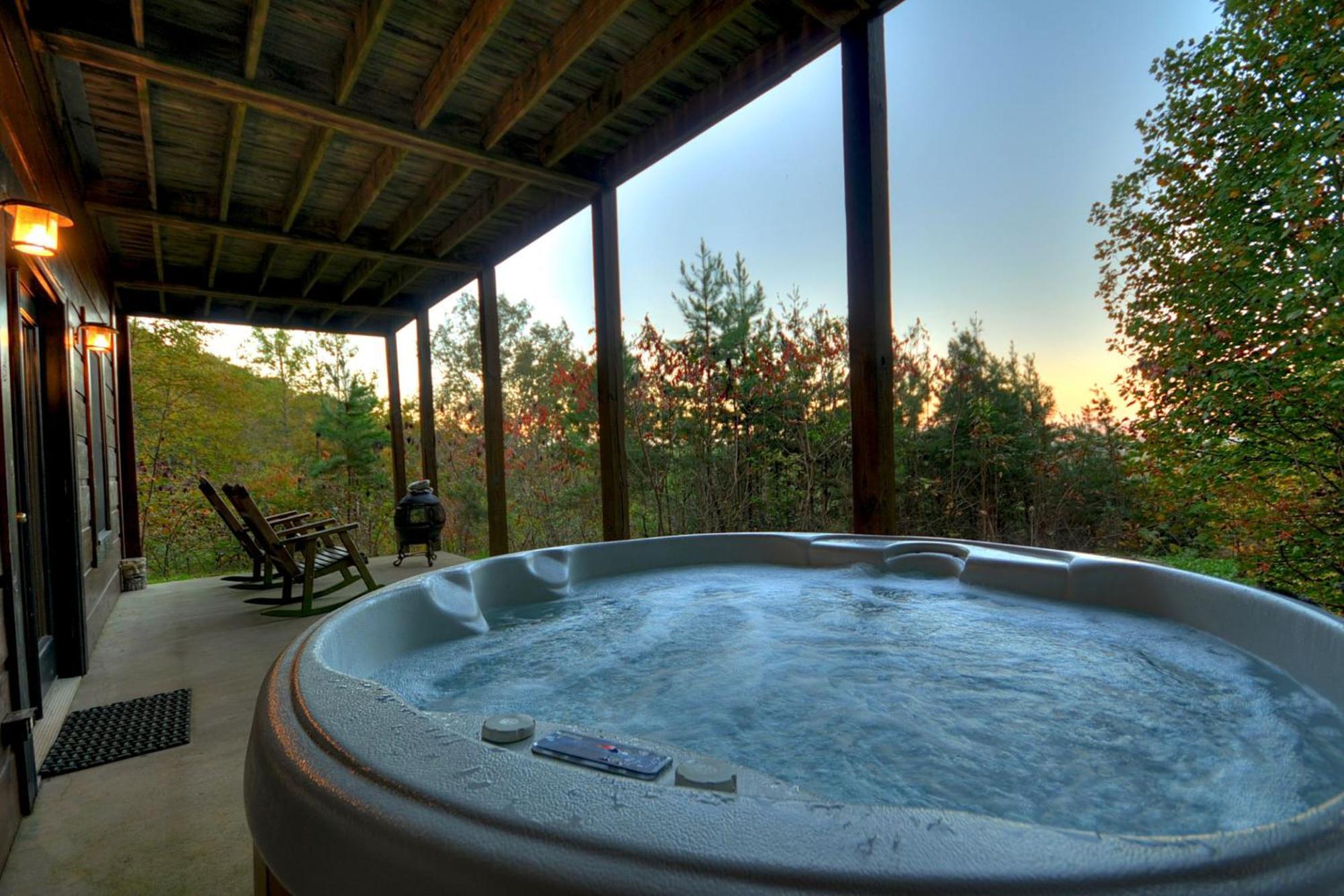 The View Sweeping Mountain Views Gas Fireplace Game Room Hot Tub Blue Ridge Εξωτερικό φωτογραφία